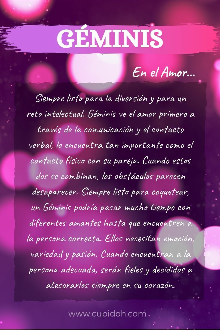 Géminis en el amor