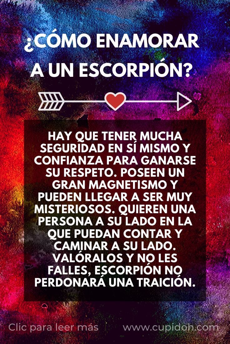 como enamorar a un escorpio