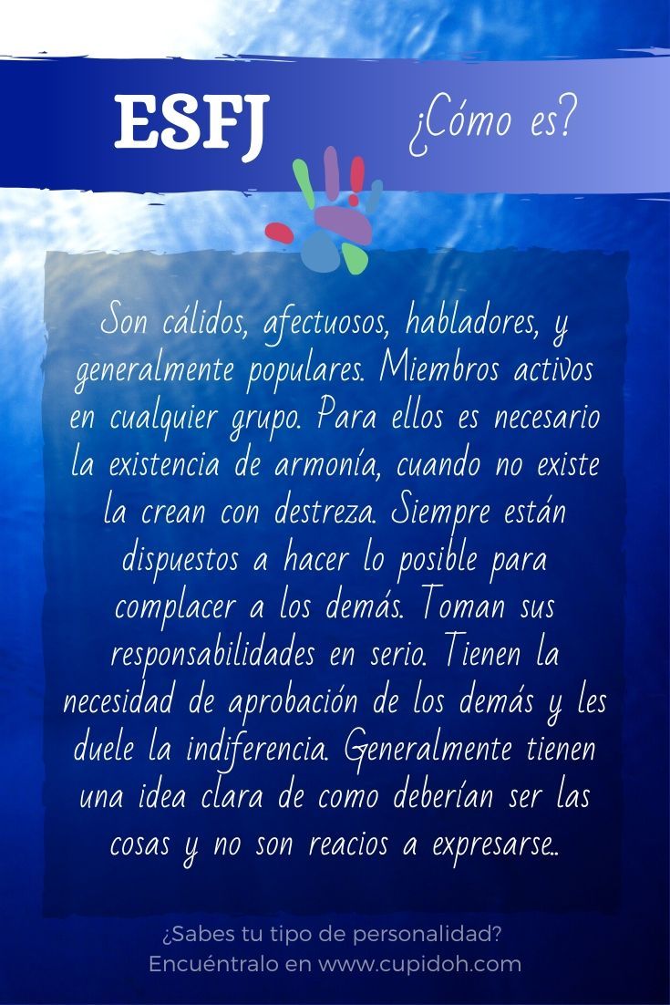 esfj personalidad