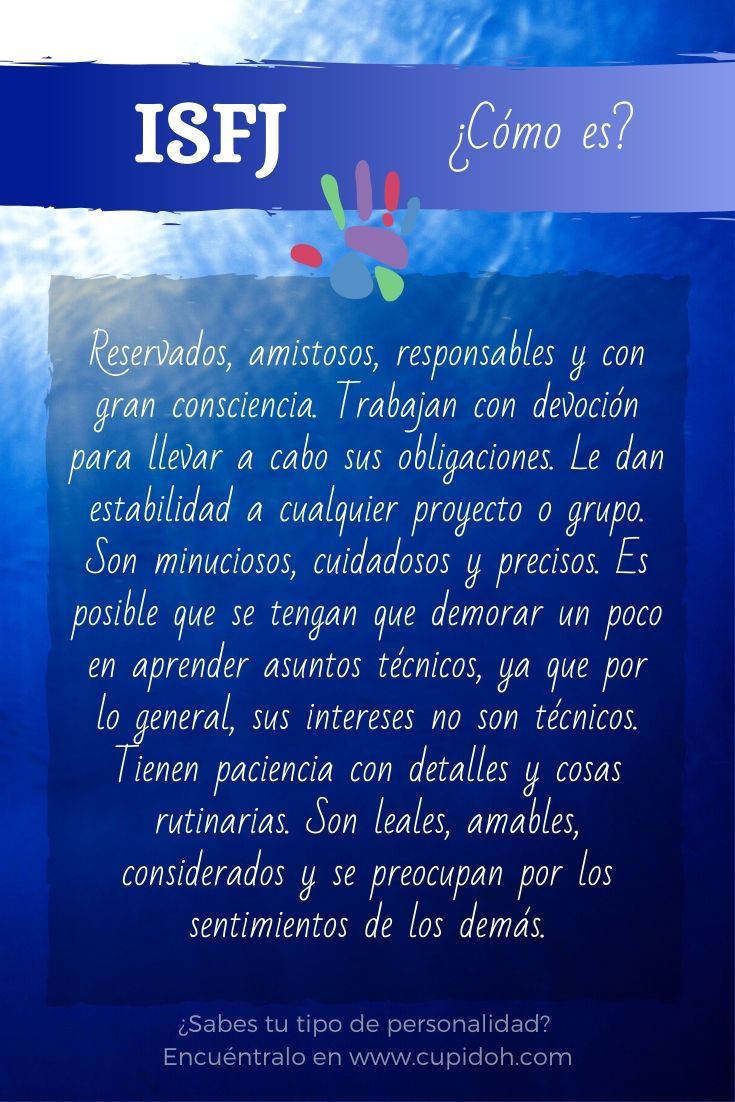 isfj personalidad