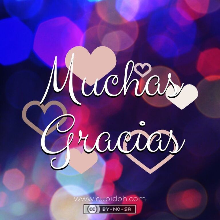 muchas gracias