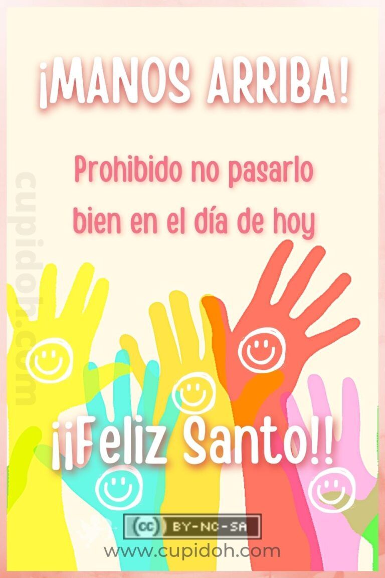 Felicidades por tu santo
